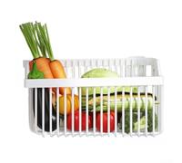 zeroupshop Lot de 2 corbeilles à fruits murales en fil métallique pour | Design mural peu encombrant, libère de l'espace sur le comptoir, idéal pour les petites cuisines, peut contenir divers