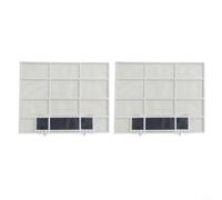 Zeroupshop Lot de 2 filtres de climatisation anti-poussière pour unité intérieure murale générale 1P/1,5 HP, accessoires de rechange anti-poussière pour installation en maille plastique (34,3 x 27,3
