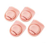 Zeroupshop Lot de 4 bouchons de rechange en silicone pour bouteille Owala Free Sip, joint de couvercle anti-déversement pour bouteilles de 50,7/61/80/1,2 l, design étanche, noir, rose, gris, facile à
