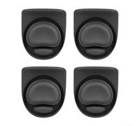 Zeroupshop Lot de 4 bouchons de rechange en silicone pour bouteille Owala Free Sip, joint de couvercle anti-déversement pour bouteilles de 50,7/61/80/1,2 l, design étanche, noir, rose, gris, facile à