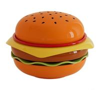 Zeroupshop Lot de 6 assiettes à hamburger empilables en céramique orange de qualité alimentaire, solution de rangement compacte pour petites cuisines, ensemble de service moderne pour salle à manger