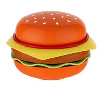 Zeroupshop Lot de 6 assiettes à hamburger empilables en céramique orange de qualité alimentaire, solution de rangement compacte pour petites cuisines, ensemble de service moderne pour salle à manger