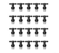 Zeroupshop Lot de 9 ou 18 lames de tondeuse à gazon en acier inoxydable, 49 x 19 x 1 mm, pour Bosch Indego, finition argentée et dorée, avec vis, remplacement de la rouille (20 pièces)