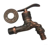 zeroupshop Mitigeur Mural Pivotant Pour Lavoir et Buanderie | Finition laiton pour ancien, style européen, pour idéal buanderie, eau froide uniquement, élégance intemporelle
