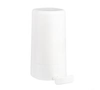 Zeroupshop Moulin à savon sans perçage, boîte étanche, distributeur manuel sans contact pour salle de bain, cuisine, récipient à poudre multi-usage, blanc, taille