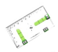 Zeroupshop Niveau en acrylique, avec aimant puissant, pour mini outil de mesure d'angle, pour horizontal vertical de 45 degrés, fioles à bulles transparentes, pour atelier en métal (normal)