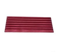 Zeroupshop Présentoir à pièces de monnaie en bois massif à 6 rangées - Violet - Pour la maison et le bureau - Rangement et organisation - Vitrine élégante pour médailles et jetons
