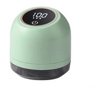 Zeroupshop Rasoir à tissu rechargeable, avec affichage numérique, anti-peluches à 6 lames, pour vêtements, défuzzeur électrique à 3 vitesses, avec charge rapide de type C, pilule portable compacte