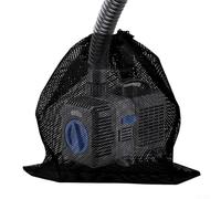 zeroupshop Sac filtrant robuste pour pompe de bassin avec cordon de serrage réglable pour fontaines extérieures 31 x 41 cm