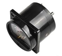 Zeroupshop SO-45 Ampèremètre analogique CC, jauge de courant 0-30 A, avec affichage numérique transparent pour cadran, boîtier ignifuge ABS, découpe de 45 mm, pour équipement de contrôle et de test de