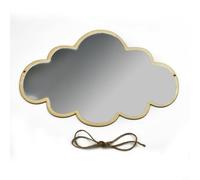 Zeroupshop Sticker mural en acrylique en forme de nuage pour chambre à coucher, dortoir, salon, décoration mignonne 33 x 23 cm