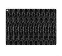 Zeroupshop Tapis antidérapant en silicone pour plaque à induction 52 x 78 cm Barrière de protection résistante à la chaleur pour comptoirs de cuisine électriques Noir (25 x 35 cm)