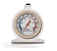 Zeroupshop Thermomètre de four en acier inoxydable à double échelle 50-300 °C, pour cuisson au four, rôtir, pour lire grand cadran blanc, 5,2 cm (A)