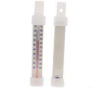 zeroupshop Thermomètre numérique pour réfrigérateur - Double échelle - Lecture C F - Moniteur de chaîne du froid - Appareil compact blanc (style 1)