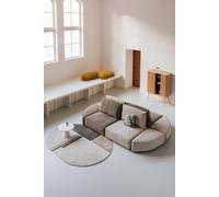 Zest - Tapis - Laine - Marron/Gris