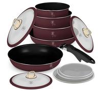 Set de Casseroles Berlinger Haus BH-8250 Titan 12 Pièces Bordo