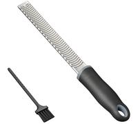 Zesteur d'Agrumes & Râpe à Fromage Manuelle Râpe Fine pour Parmesan Citron Coconut Muscade Chocolat et plus 33cm Lames Tra