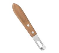 Zesteur de citron en acier inoxydable avec manche en bois de | Éplucheur de fruits Portable pour agrumes, chocolat et fromage, éplucheur de citron en acier inoxydable antirouille