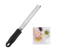 Zesteur Râpe Fromage Agrumes Parmesan - Râpeuse Cuisine Manuelle Inox Professionnelle pour Citron Gingembre Chocolat Ail - Ustensile de Cuisine Premium avec Manche Ergonomique Antidérapant