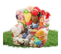 Zestivra Chaise Range-Peluches | Organisateur Pliable pour Poupées Douces,Pouf Organisateur de Doudous | pour Adolescents Adultes Maison Salon Chambre Espace Jeux Chambre Bébé