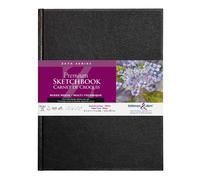 Zeta Series carnet rembordé rigide 26F A4 270g - Blanc
