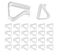 ZETKUS 16 Pièces Pince Nappe Exterieur Transparente Pince Nappe Table Epaisse pour Tableau d'Épaisseur de 30-40MM, Attache Nappe, Mariage Fête Pique-Nique Jardin Pinces Nappe de Table Exterieur
