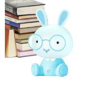Zetqhuu Veilleuse Lapin, Porter Des Lunettes Lampe De Nuit Lapin Pour Table De Chevet - Veilleuse, Lampe De Table Pour Chambre D'enfant, Lampes De Chevet, Lampe De Nuit Mignonne