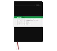 ZETTLER Manager-Timer XL Tucson schwarz A4 2027: Wochenkalender 22x30 cm mit 1 Woche auf 2 Seiten, Tucson-Einband, halbstündige Zeiteinteilung 7-21 Uhr, Monatsregister für Arbeit & Studium