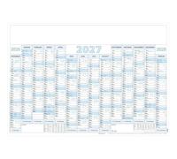 ZETTLER Plakatkalender 14 Monate 1 Stk. gerollt 2027: Wandkalender 100x70 cm mit 14 Monaten pro Seite inkl. Dez. 2026 & Jan. 2028, Tages-, Wochen- & Arbeitstagezählung & Schulferien
