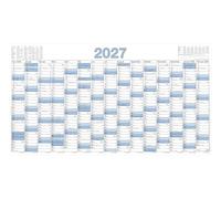 ZETTLER Plakatkalender 15 Monate 1 Stk. gerollt 2027: Wandkalender 140x78 cm mit 15 Monaten pro Seite inkl. Dez. 2026 & Jan./Feb. 2028, Tages-, Wochen- & Arbeitstagezählung & Schulferien