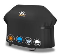 Zettum Housse de Barbecue 165 cm - 7131 Housse de Barbecue Exterieur pour Barbecue Weber Genesis 400 Series 4 brûleurs, Bâche de Protection imperméable, Housse pour Weber Genesis E435, E410, E440