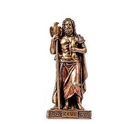 Zeus Jupiter Figurine en bronze moulé à froid Dieu grec du Donner 8,5 cm
