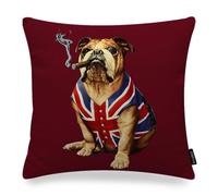 ZFENGYYUAN Housse de coussin motif drapeau anglais et Union Jack 45,7 x 45,7 cm