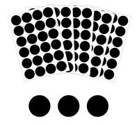 ZFKXGS 120 Pièces Cache Vis Noir Mat Ø 30mm PVC Cache Trou Meuble Cache Vis Adhesif Cache Trou Mur Autocollants pour Trous de Vis pour Armoires Murales Bureaux Réparations de Meubles