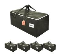ZFWDSY Lot de 4 Sacs de Déménagement,93L Boite Rangement Vetement Couettes, Alternative aux Cartons Déménagement Sac de rangement Sac Rangement Vêtements grand