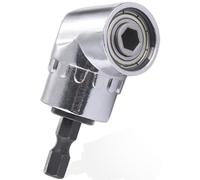 ZFYQ 105° Perceuse D'angle Droite, Adaptateur de Visseuse D'angle, avec Hexagonale 1/4" et Porte Magnétiques, Renvoi D'angle Visseuse pour Visser et Percer Dans les Coins Étroits