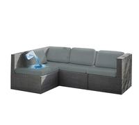 ZGDDPZA Housse de Coussin d'Extérieur Imperméable Housse de Siège Élastique pour Mobilier de Jardin, Terrasse, Balcon et Salon - Protection pour Coussins de Meubles (Gris Clair,1 Place)