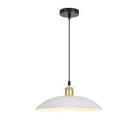 ZGDHWCR Suspension de style industriel nordique, luminaire minimaliste en fer blanc, plafonnier encastré à une tête, luminaires décoratifs pour îlot de cuisine, salon ou restaurant