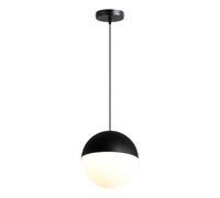 ZGDHWCR Suspension en verre sphérique, lampe suspendue en métal de style industriel moderne, lustre encastré à hauteur réglable, luminaires décoratifs pour salon, balcon ou îlot de cuisine