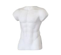 ZGFHLI Vase À Fleurs en Céramique avec Corps Masculin, Vase À Fleurs À Corps en Céramique, Nu Créatif Et Homme Statue Buste Vase Art pour Fleurs Jardinières Modernes De Vase Blanc,Blanc