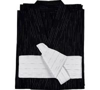 Zghhc 1 Ensemble Japonais Traditionnel Yukata Hommes Kimono Longue Yukata Robe De Bain Ample avec Ceinture pour Sauna À Maison Cosplay