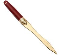 Zghhc Couteau D'ouverture De Lettre Portable avec Manche en Bois, Ouvre-enveloppe Rétro, Coupe-Papier pour Usage Scolaire Domestique