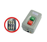 ZGPOSQKZSC Interrupteur à bouton-poussoir de transfert marche-arrêt 3P 30A/250V 20A/380V série KH boîtier commande démarreur électronique électrique interrupteur démarrage KH-305