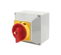 ZGPOSQKZSC Interrupteur sectionneur biphasé 32 A avec boîtier de protection LW26GS-32/2M, démarreur électronique à commande principale, coupure d'alimentation, déconnexion de charge