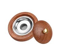 ZGUZMCMK Fumoir à Cocktail Couvercle Infuseur Bois Accessoires Boissons Bois Senteur Infuseur Portatif Adapté pour Amateurs de Mixologie Cadeaux Fête des Pères