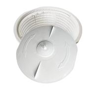 ZGUZMCMK Panier D'écumoire, Récupérateur de Feuilles pour Piscine, Insert de Tamis, Poignée, Matériau PP, Panier Pratique pour Le Nettoyage et L'entret, Panier et Couvercle