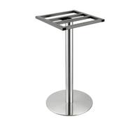 ZGUZMCMK Piètement Table à Colonne Cylindrique Métallique Base Table Plaque Piètement Métal pr Café, Style B