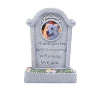 ZGUZMCMK Statue Commémorative pour Animaux de Compagnie, Pierre Tombale pour Animaux de Compagnie, Pierre Tombale Extérieure, Petit Marqueur Funéraire pour ANI, Accompagner