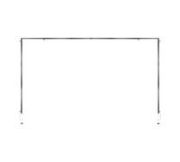 ZGUZMCMK Support D'arche de Table, Support de Poteau à Fixer Au-Dessus de La Table avec Pinces, Support D'arche de Table Réglable, Décoration Suspendue, Noir