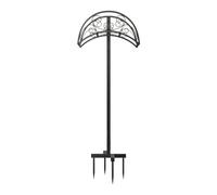 ZGUZMCMK Support de Tuyau D'arrosage, Crochet, Enrouleur de Tuyau en Métal, Multifonctionnel, Détachable, Organisateur Amovible pour Potager, Jardin, Pelou, 90cmx39cm